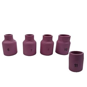 TIG Consumables: Ceramic (Alumina) Gas Lens Nozzle - 54N Stubby