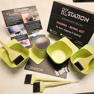 K Station - Magnetic Tint 4 Bowl Kit Eco Wheat-straw