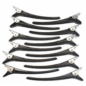 Santorini - Black Sectioning Clips Nylon/Alum 12pk