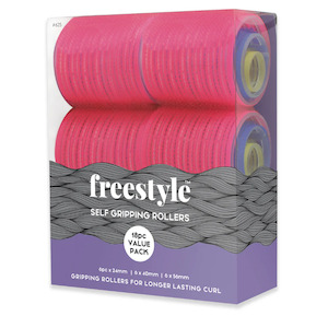 Freestyle - Self Grip Velcro Rollers 18pc