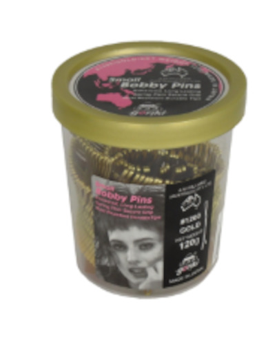 Hair Accessories: 555 - Bobby Pins 1.5" 100g / Gold