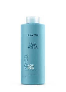 Cleansing: Wella - Invigo Aqua Pure Shampoo 1000ml