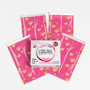 Glide - Pop-Up Foil Perfect Pink Box 12.5cm x28cm 210pc