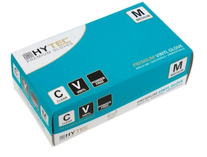 Salon 1: Hytec - Powder Free - Vinyl Clear Medium 100pk