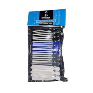Sectioning Clips: Santorini - Coloured Sectioning Clips Nylon/Alum 12pk