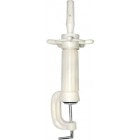 Mannequins: Mannequin Clamp / White with extension