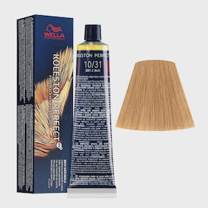 Semi Permanent Colours: Wella Koleston Perfect - 10/31 Lightest Blonde Gold Ash 60g