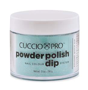 Cuccio Pro - Jade & Silver Glitter Dip Powder 1.6oz
