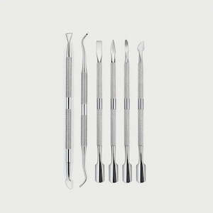 Files Nail Tools: Stainless Steel Cuticle Remover Set 6PCS