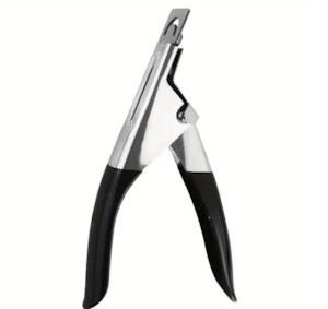 Files Nail Tools: Nail Clippers - Straight Edge Manicure Cutter Black