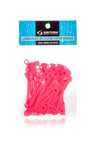 Perming Accessories 1: Santorini - Silicon Flat Perm Rubbers 50pk