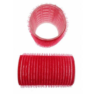 Hair Rollers 1: Red 36mm Velcro Rollers 12pk