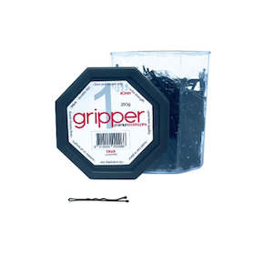 Hair Pins 1: Gripper - BLACK Small Bobby Pins 40mm