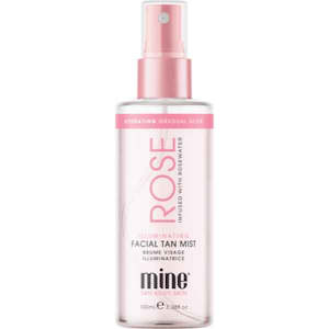 Self Tanning Foam: Mine Tan - Rose Illuminating Facial Tan Mist 100ml