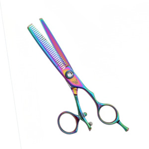 Scissors Thinners: Washi - Rainbow Daisy Swivel Thinners