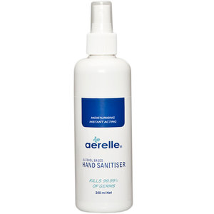 Aerelle 250ml Alcohol Based Hand Sanitiser - Sprayer