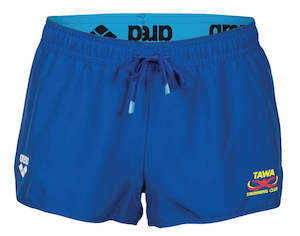 Shorts: Tawa Swim Club Women's Solid Short - Royal