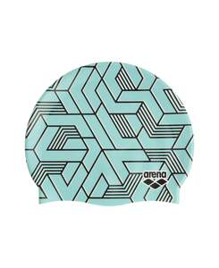 Caps: Arena Silicone Swim Cap Print 2 - Escape