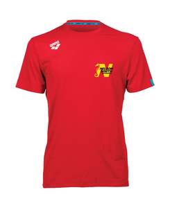 Nelson South Swimming: Nelson South Unisex Team T-Shirt Solid - Red