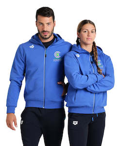 TBSS Central City Swimming Unisex Team Hooded Jacket Panel - Royal