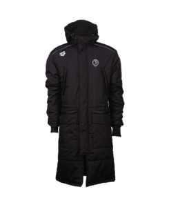 North Beach Surf Lifesaving Club: North Beach Unisex Solid Parka - Black