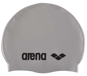 Caps: Arena Classic Silicone Cap Silver-Black