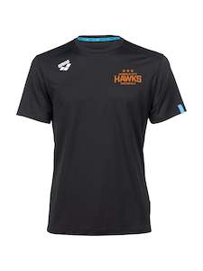 Harbour City Hawks Unisex Team T-Shirt Solid - Black