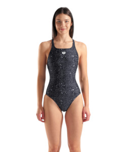 Women: Arena Performance Women's Ribbed Swim Pro Back Swimsuit - Black
