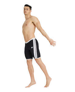 Arena Performance Men's Icons Solid Swim Jammer - Black-white
