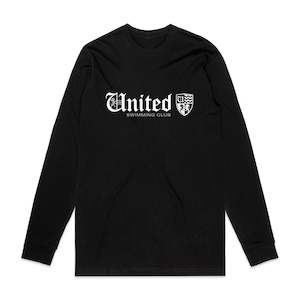 United Swim Club: United Youth Club L/S T-shirt - Black