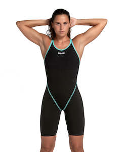 Women's Powerskin Primo Open Back Black-Teal