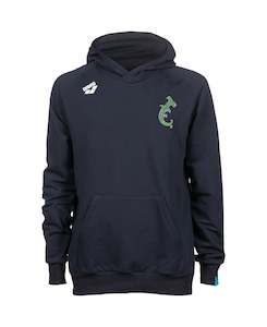 Te Arawa Swim Club: Te Arawa Unisex Hooded Panel Sweatshirt - Navy