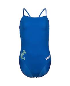 Te Arawa Swim Club: Te Arawa Girls' Solid Team Challenge Swimsuit - Royal