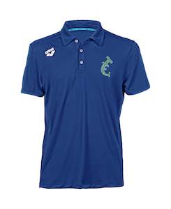 Te Arawa Unisex Solid Polo - Royal