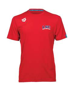Levin Swimming Club Unisex Team T-Shirt Solid - Red