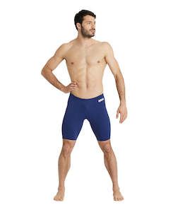 M Solid Training Swimwear: Arena Performance Men's Solid Team Jammer - Navy-White