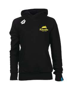 Wanaka Swim Club: Wanaka Jr Hooded Panel Sweatshirt - Black