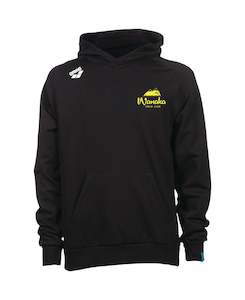 Wanaka Swim Club: Wanaka Unisex Hooded Panel Sweatshirt - Black