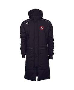 Roskill Masters Unisex Solid Parka - Black