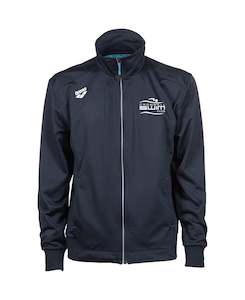 Cromwell Unisex Panel Knitted Poly Jacket - Navy