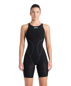 W Powerskin Impulso: arena Womens Powerskin Impulso Kneeskin OB Swim Racing - Black Teal