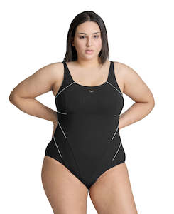 Arena Shapewear Women's Jewel R Plus B-Cup Swimsuit - Black/White
