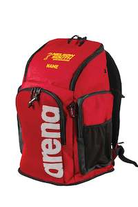 Nelson South Swimming: Nelson South Team Backpack 45 - Red