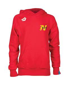Nelson South Swimming: Nelson South Jr Team Hood Sweater - Red