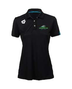 Ashburton Women's Solid Polo - Black