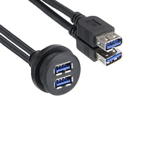 Products: Panel Insert for Dual USB 3 cables