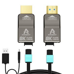 8K Pure Fibre HDMI Cable with removable Connectors