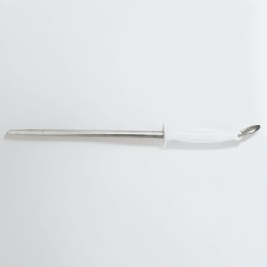 Products: Cambrian Steel No.9 Sharpening Steel Super Polish, White 12" • Argus