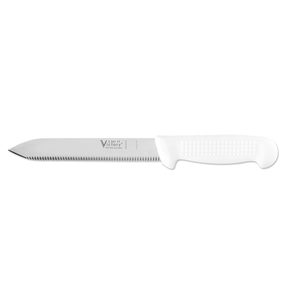 Products: Victory Knives Serrated Heading Knife, White, 17cm • Argus