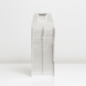 Products: Double Knife Scabbard, White, Clear Front, 250mm • Argus